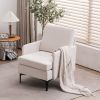 Lounge Chair, Comfy Single Sofa Accent Chair for Bedroom Living Room Guestroom, Beige