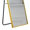 The 3rd generation aluminum alloy metal frame wall mounted full body mirror, bathroom makeup mirror, bedroom entrance, decorative mirror, quality upgr