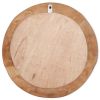 Decorative Mirror Teak 23.6" Round