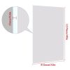48"x32" Oversized Modern Rectangle Bathroom Mirror with White Frame Decorative Large Wall Mirrors for Bathroom Living Room Bedroom Vertical or Horizon