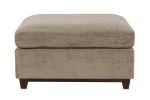 Camel Chenille Fabric Modular Sectional 6pc Set Living Room Furniture Corner Sectional Couch 3x Corner Wedge 2x Armless Chairs and 1x Ottoman Tufted B