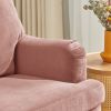 3 Seater Sofa Velvet Couches for Living Room, Sofas for Living Room Furniture Sets Chesterfield Sofa Loveseat Couch Chair for Living Room, Office (Pin