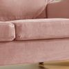 3 Seater Sofa Velvet Couches for Living Room, Sofas for Living Room Furniture Sets Chesterfield Sofa Loveseat Couch Chair for Living Room, Office (Pin