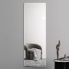 Fourth generation, silver aluminum frame full body mirror, dressing mirror, decorative mirror, suitable for bedrooms and living rooms 63 "*20.1