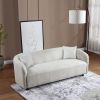 3 Seater Sofa Comfy Sofa for Living Room, Boucl√© Couch Grey