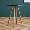 Modern Minimalism Black Faux Marble End&Side Table, Small Accent Coffee Table with Dark Gold Metal Legs, Hexagon Nightstand for Living Room,Bedroom, A