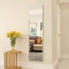 Fourth generation, silver aluminum frame full body mirror, dressing mirror, decorative mirror, suitable for bedrooms and living rooms 52 "* 15.5"