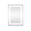 20x28 Inch LED Lighted Bathroom Mirror with 3 Colors Light, Wall Mounted Bathroom Vanity Mirror with Touch Button, Anti-Fog Dimmable Bathroom Mirror (