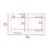 Tualatin 2-Shelf Coffee Table Dark Walnut