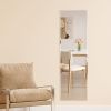 Fourth generation, silver aluminum frame full body mirror, dressing mirror, decorative mirror, suitable for bedrooms and living rooms 52 "* 15.5"