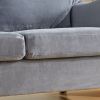 3 Seater Sofa Velvet Couches for Living Room, Sofas for Living Room Furniture Sets Chesterfield Sofa Loveseat Couch Chair for Living Room, Office (Gre