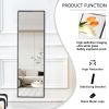 Full Length Mirror Aluminium alloy Metal Frame Wall Mounted Full Body Mirror ,Bathroom Vanity Mirror, Bedroom Home Porch, Decorative Mirror, Clothing