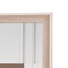 Third generation, light oak solid wood frame full-length mirror, large floor standing mirror, dressing mirror, decorative mirror, suitable for bedroom