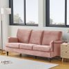 3 Seater Sofa Velvet Couches for Living Room, Sofas for Living Room Furniture Sets Chesterfield Sofa Loveseat Couch Chair for Living Room, Office (Pin