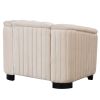 41.5" Velvet Upholstered Accent Sofa,Modern Single Sofa Chair with Thick Removable Seat Cushion,Modern Single Couch for Living Room,Bedroom,or Small S