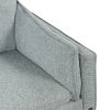 Modern Style Sofa Linen Fabric Loveseat Small Love Seats Couch for Small Spaces; Living Room; Apartment