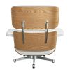 Living Room Lounge Chair Arm Chair Swivel Single Sofa Seat With Ottoman Genuine Leather Standard Version